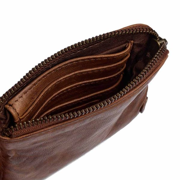 Kortholder - lommebok POWER FIELD Chesterfield brun Depeche