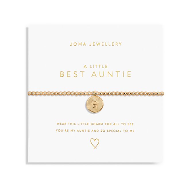 Hovedbilde Armbånd BEST AUNTIE Gold A Little Joma Jewellery