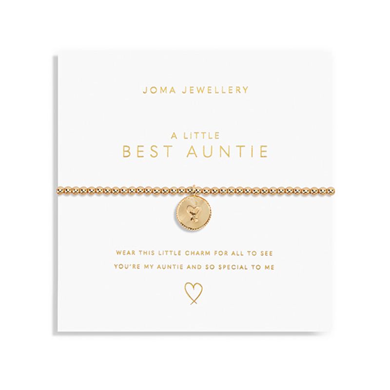 Armbånd BEST AUNTIE Gold A Little Joma Jewellery