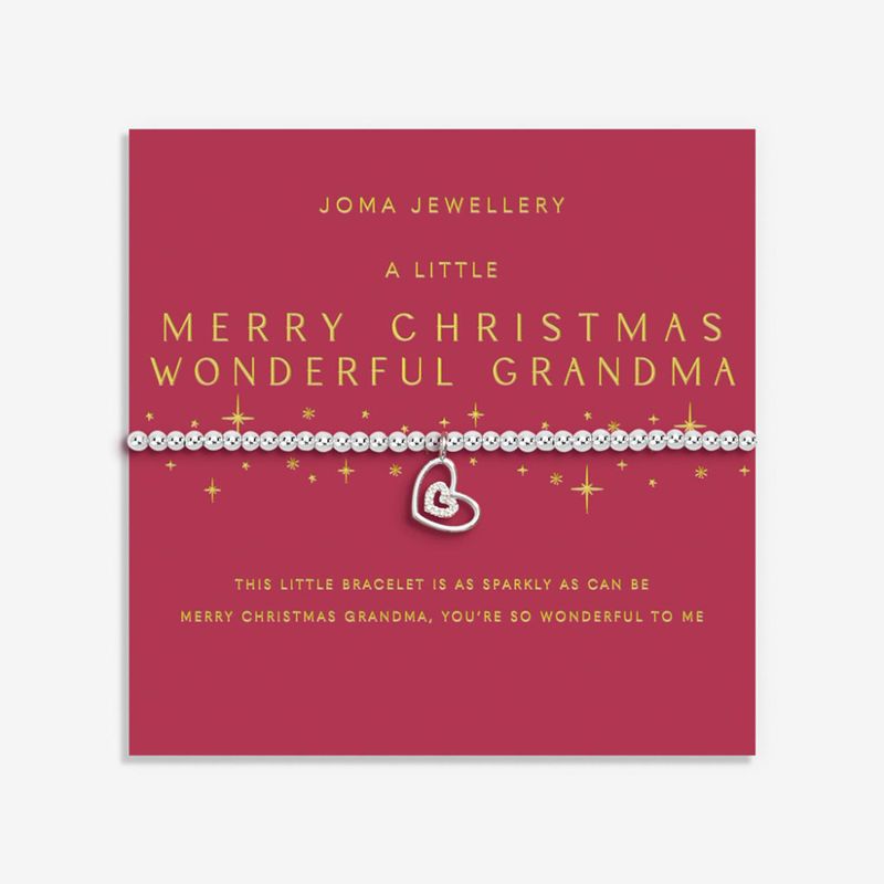 Armbånd MERRY CHRISTMAS GRANDMA A Little Joma Jewellery 