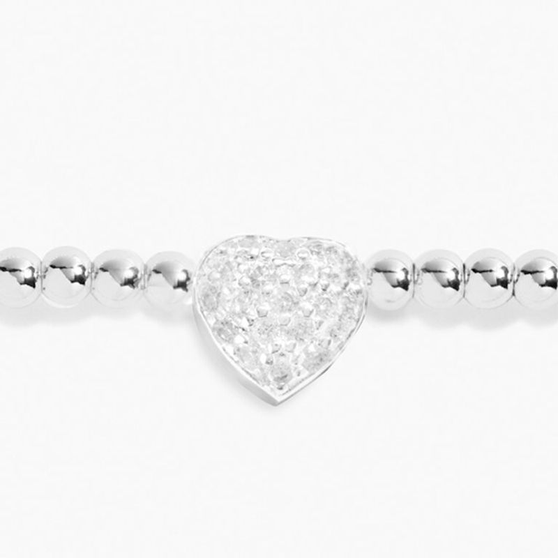 Armbånd LOVE Pave Hjerte A Little Joma Jewellery  